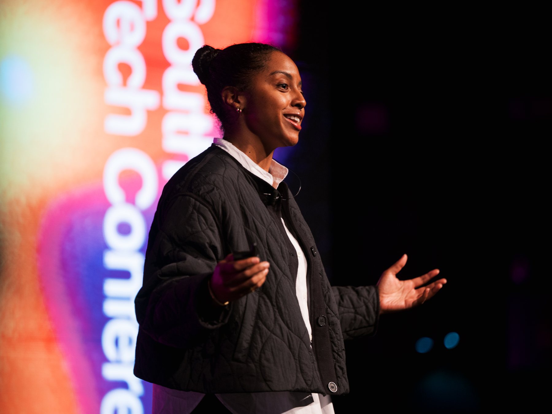 Amanda Sabreah speaking